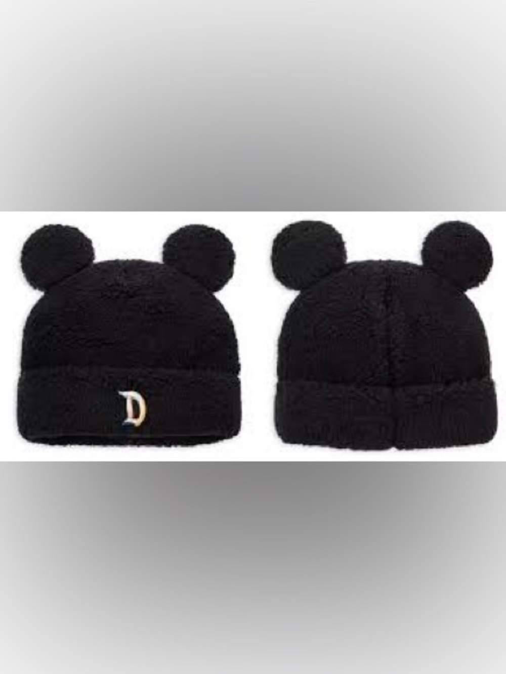 Rare Disneyland Mickey Mouse Sherpa Beanie 2025